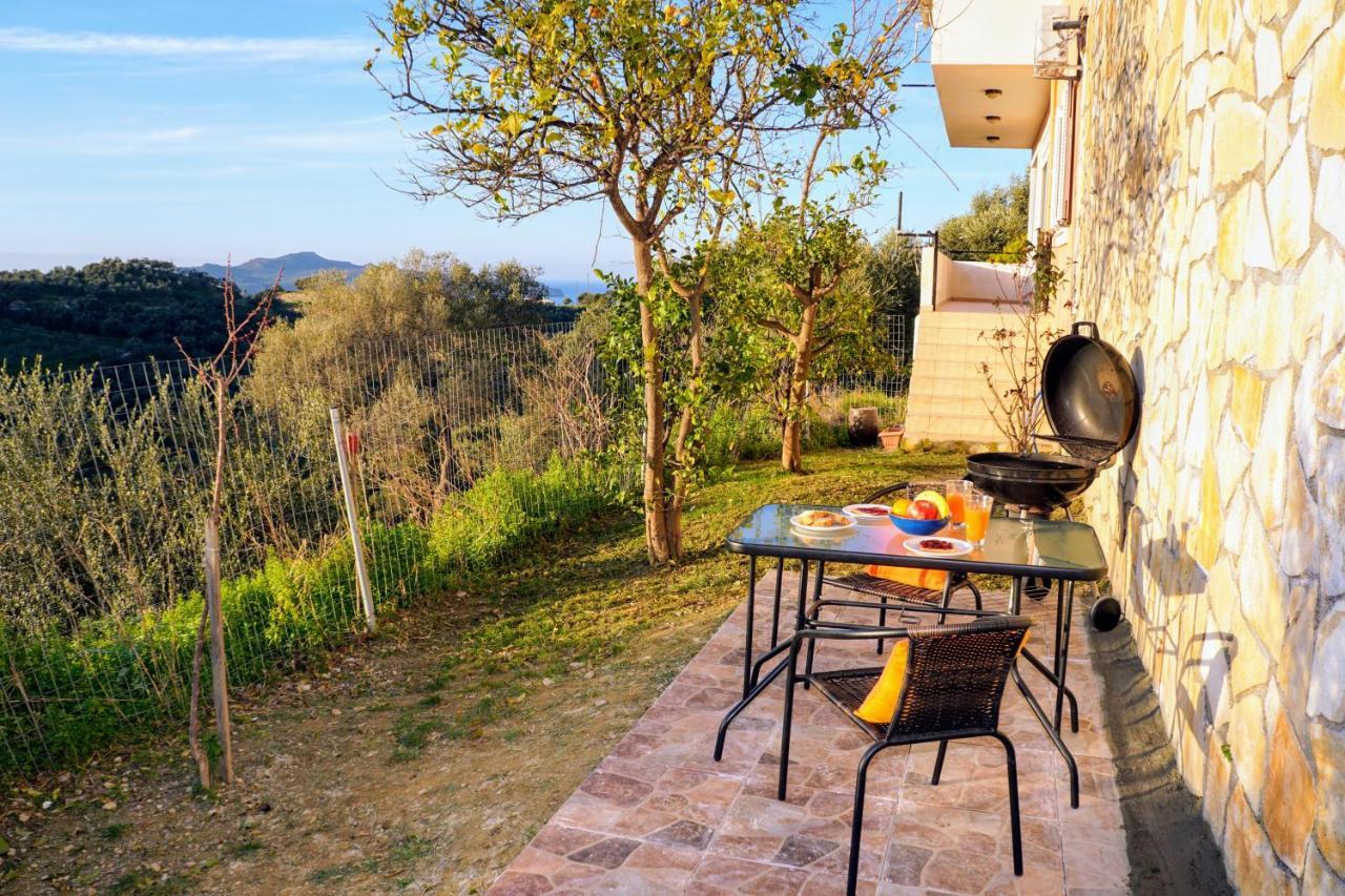 Olive Tree Hillside Apartment 斯塔罗斯 外观 照片